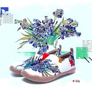 NWT UIN Women’s Comfortable KNIT Shoes/Iris/US8